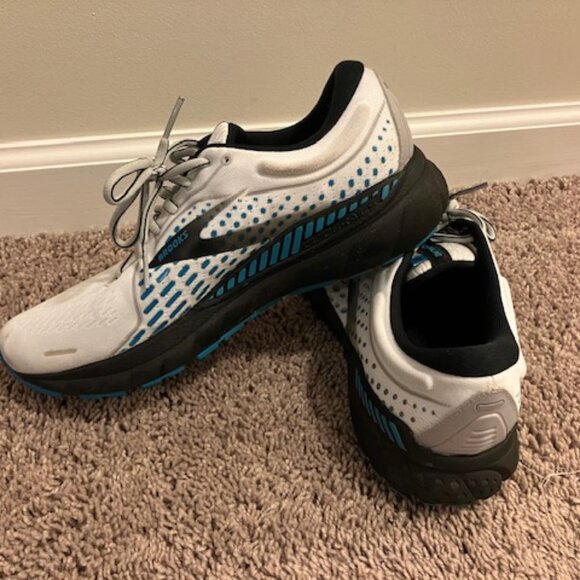 Brooks Other - Brooks Adrenaline GTS 21 Running Shoes Mens White Blue Black